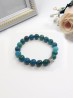 Blue Apatite Blessing Bead Bracelets with Gift Box. 